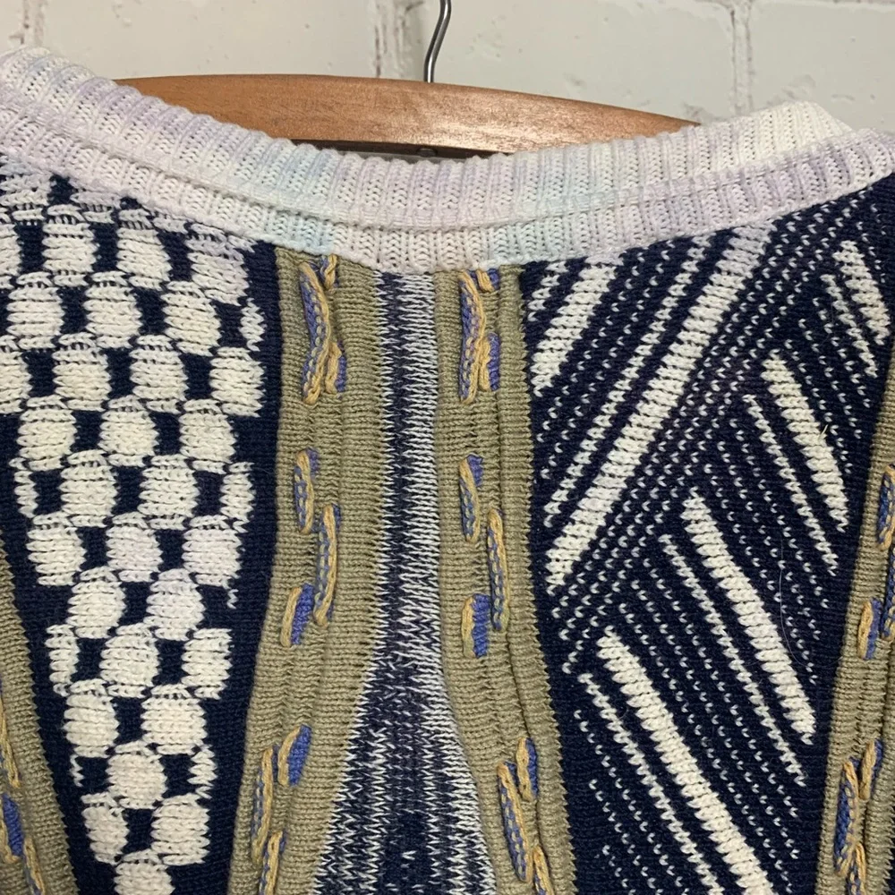 Vintage Classics by Palmland Multicolor Patterned Sweater Size XL - Picture 4 of 5